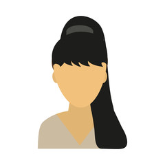 template avatars blonde girl