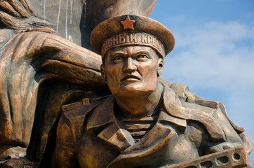 Monument marine commandos in Kerch