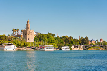 Obraz premium Seville in a sunny summer day