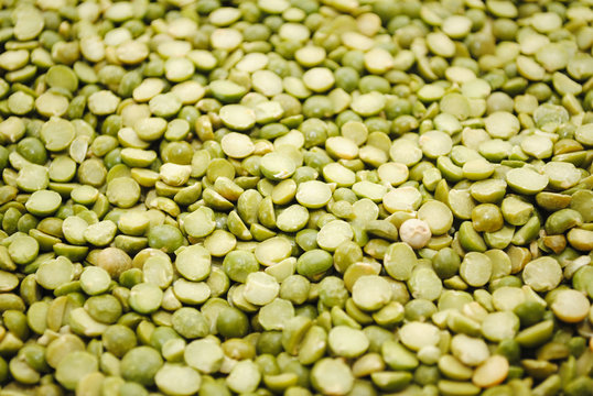 A Back Ground of Green Split Peas