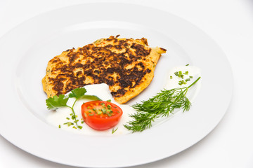 pfannkuchen mit blumenkohl