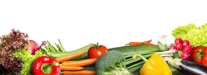 Tissu par mètre Légumes frais Légumes