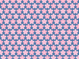 さくら背景　パターン小花2