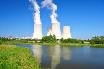 Nuclear power plant Temelin in Czech Republic Europe
