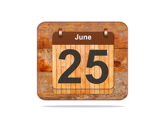 June 25.