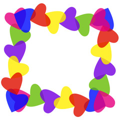 Hearts pattern