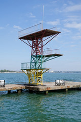 Diving Board into the water in Kerch