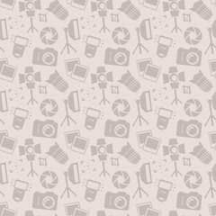 Obraz premium Photographic seamless pattern. Vector background.