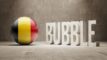 Belgium. Bubble  Concept.