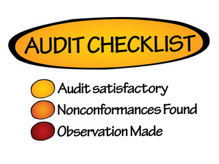 Audit checklist, business concept