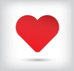 Happy Valentine's heart vector icon