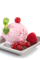 glace framboise