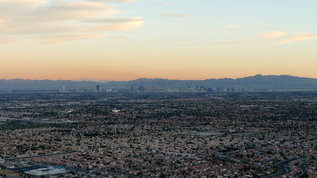 Las Vegas Sunset Mountaintop Time Lapse