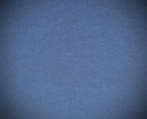 Vignette Blue fabric texture for background