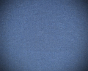 Vignette Blue fabric texture for background