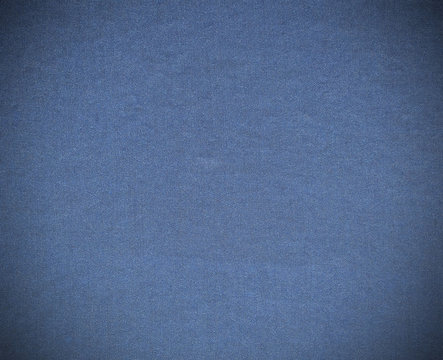 Vignette Blue Fabric Texture For Background