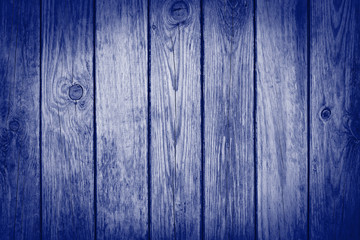 Naklejka premium blue wooden boards background