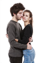 picture of a young couple, valentine day concept