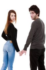 picture of a young couple, valentine day concept