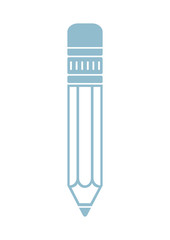 Pencil icon on white background