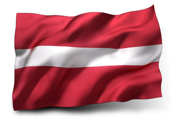 flag of Latvia - obrazy, fototapety, plakaty