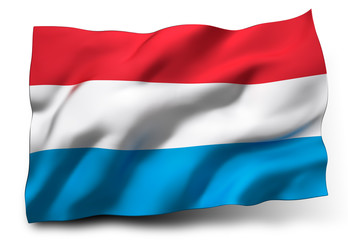 Fototapeta na wymiar flag of Luxembourg
