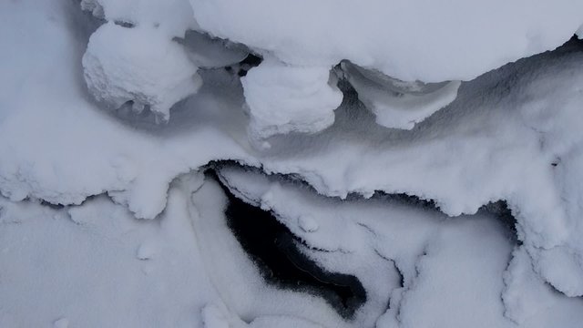 Rivi&egrave;re en hiver