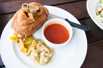 roasted pork knuckle
