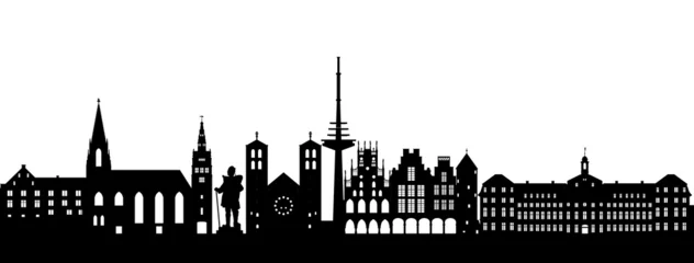 Münster Silhouette abstrakt © SG- design