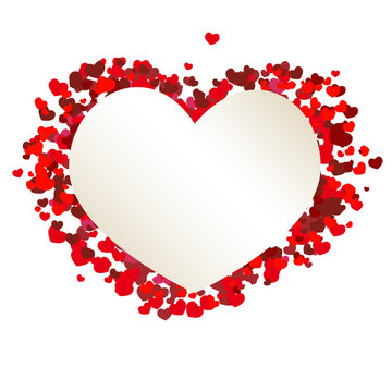 valentine heart banner