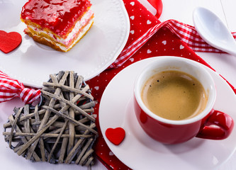 Caffè espresso e dolce