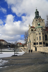 Bayerisches Nationalmuseum in München an der Prinzregentenstrasse