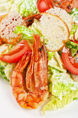 Tasty shrimp salad