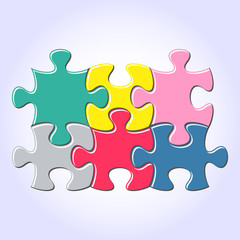 Obraz premium Puzzle pieces