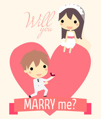 romance propose couple