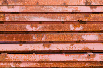 Pipes metal square section for construction