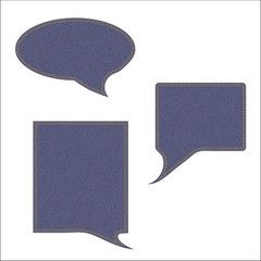  jean dialog speech bubbles icons background