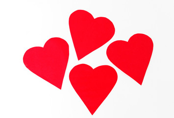 The postcard. Valentine's Day