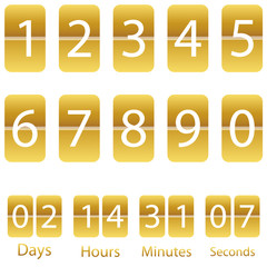 Number set from 1 to 9