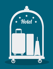 Hotel design, vector illustration.