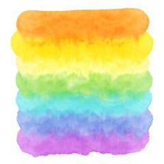 Watercolor rainbow