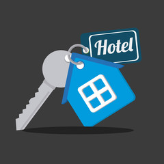 Hotel design, vector illustration.