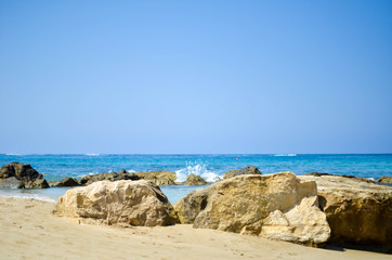 Fototapeta na wymiar Beach in Cyprus