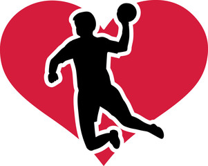Handball Player Heart