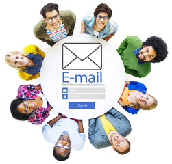 Email Online Messaging Social Media Internet Concept