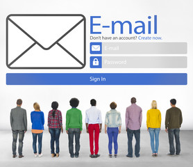 Email Online Messaging Social Media Internet Concept