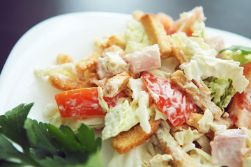 healthy eat, natural salad