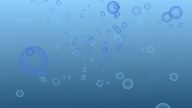Abstract bubble blue background