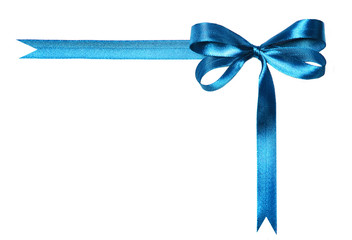 purple - violet ribbon with a bow. Isolated 