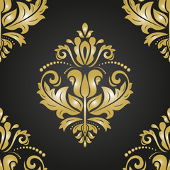 Orient Seamless  Pattern. Abstract Background